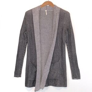 Margaret O'Leary Charcoal Knit Cardigan